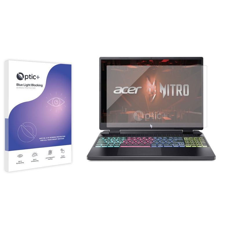 Optic+ Blue Light Blocking Screen Protector for Acer Nitro 16