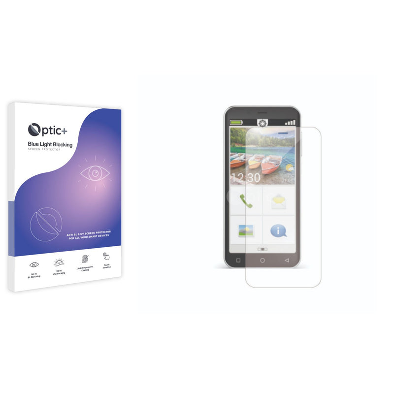 Optic+ Blue Light Blocking Screen Protector for Emporia Smart 5 Mini