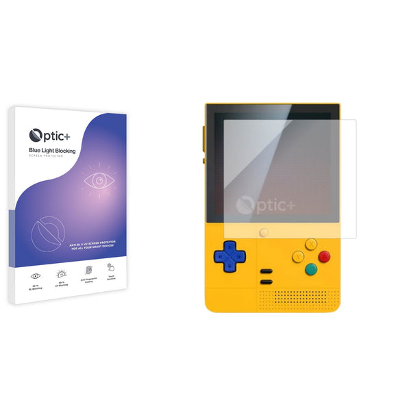 Blue Light Blocking Screen Protector for Retroid Pocket Classic Handheld.