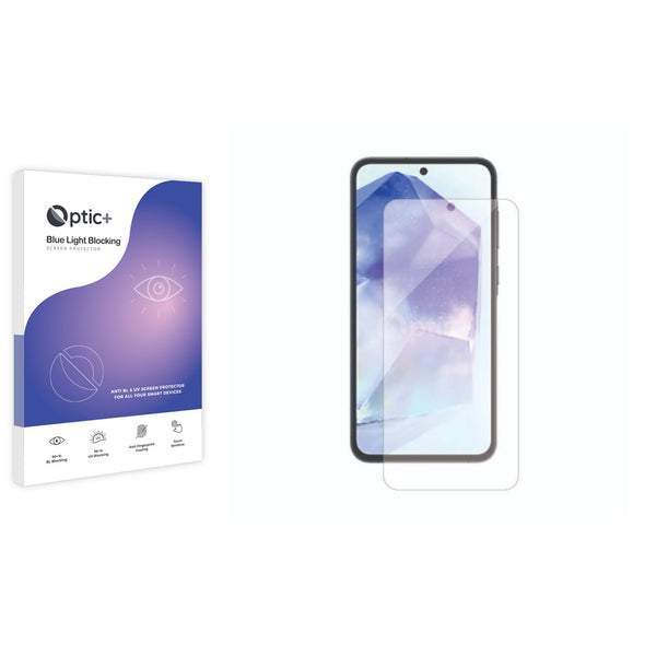 Optic+ Blue Light Blocking Screen Protector for Samsung Galaxy A35