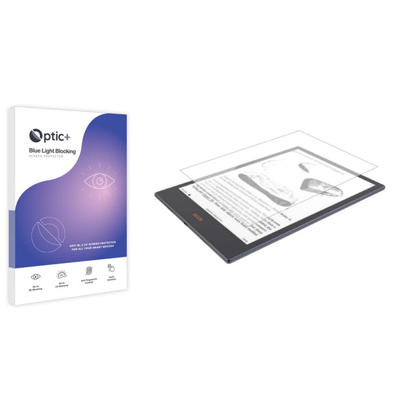 Optic+ Blue Light Blocking Screen Protector for Onyx Boox Note 4