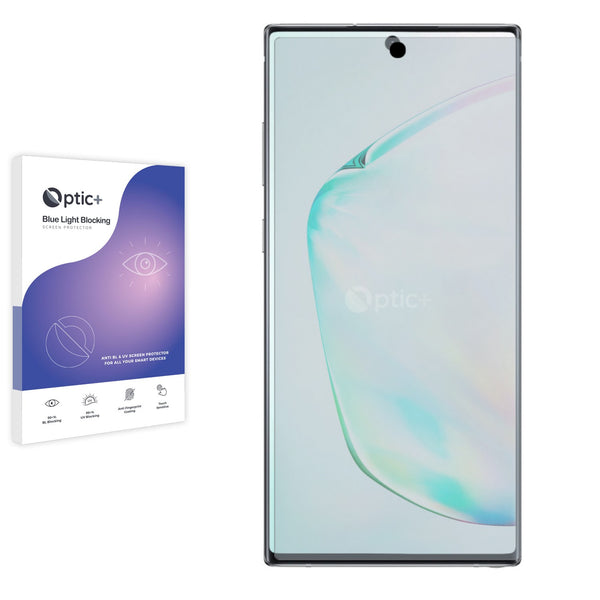 Optic+ Blue Light Blocking Screen Protector for Samsung Galaxy Note 10 Plus