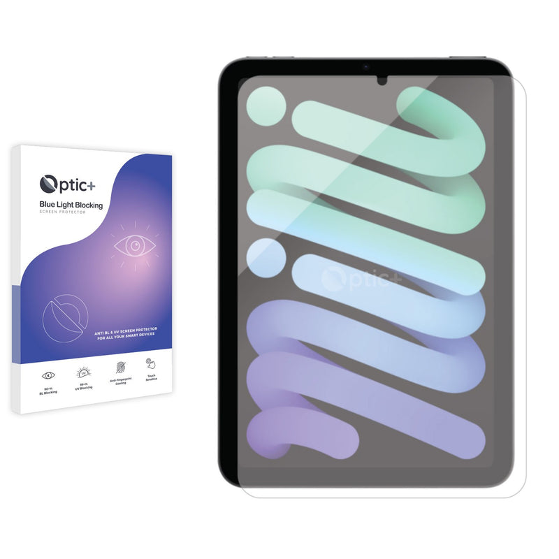 Glow Screen Mini Optic+ Blue Light Blocking Screen Protector for Apple iPad Mini 2024 ...