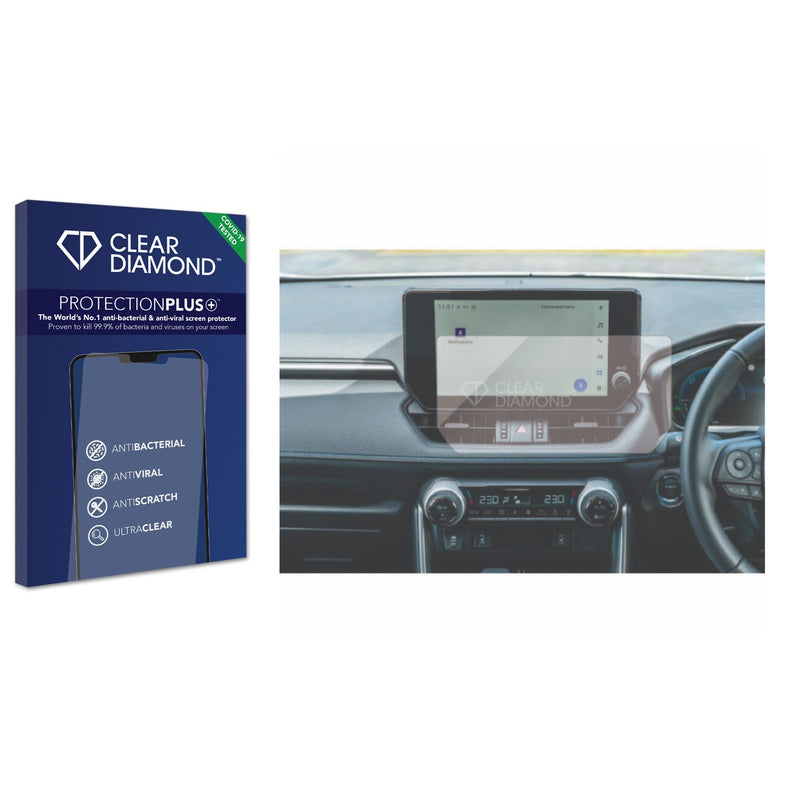 Clear Diamond Anti-viral Screen Protector for 2024 Toyota RAV4 Hybrid GXL 