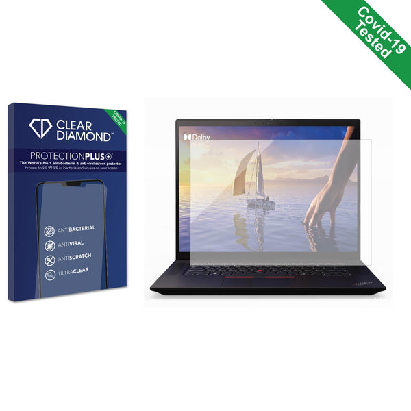 Clear Diamond Anti-viral Screen Protector for Lenovo ThinkPad X1 Extreme 16 Non-Touch (5. Gen.)