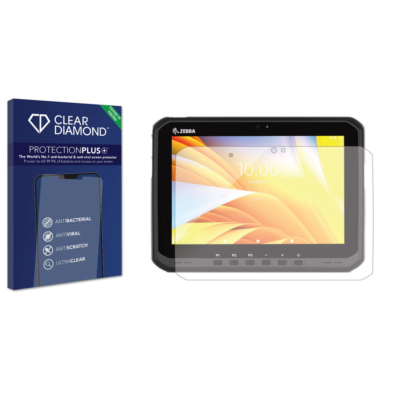 Anti-bacterial Screen Protector for Zebra ET60 Rugged Tablet