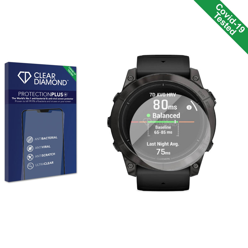 Clear Diamond Anti-viral Screen Protector for Garmin Epix Pro (Gen 2) (51 mm)