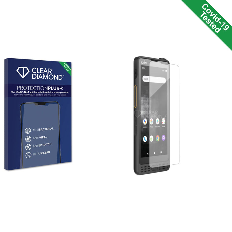 Clear Diamond Anti-viral Screen Protector for Sonim XP10