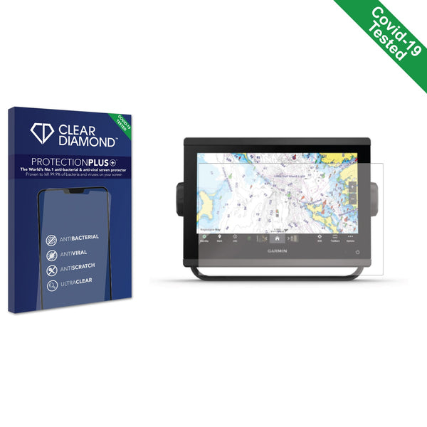 Clear Diamond Anti-viral Screen Protector for Garmin GPSMAP 943xsv