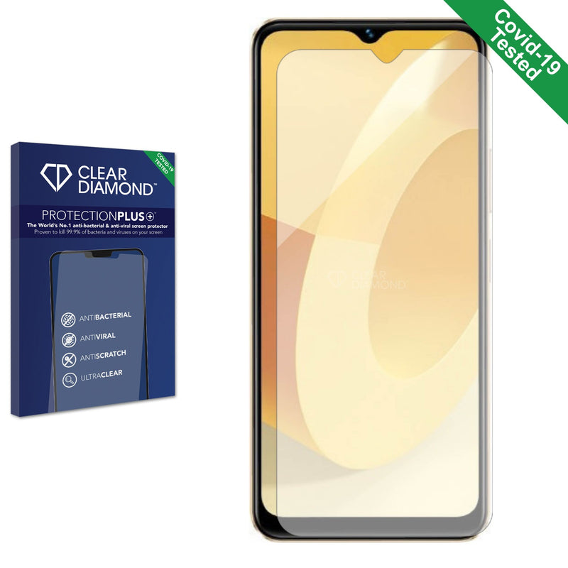 Clear Diamond Anti-viral Screen Protector for Vivo Y35 Plus