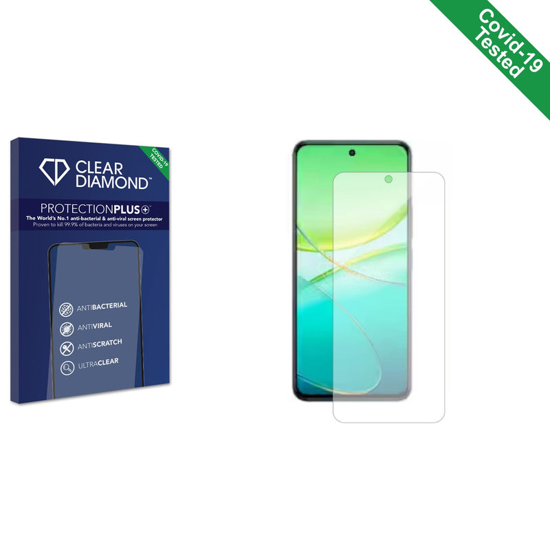 Clear Diamond Anti-viral Screen Protector for Vivo Y38 5G