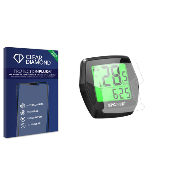 Anti-bacterial Screen Protector for SPGOOD Fahrradcomputer 1.7