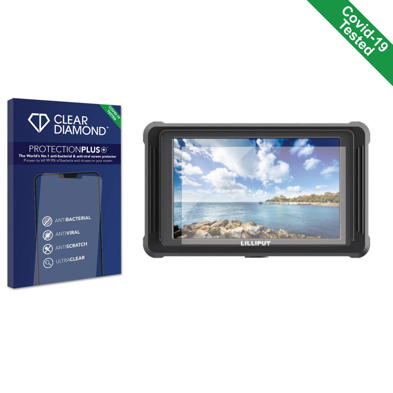 Clear Diamond Anti-viral Screen Protector for Lilliput FS5-B 5.4" Monitor