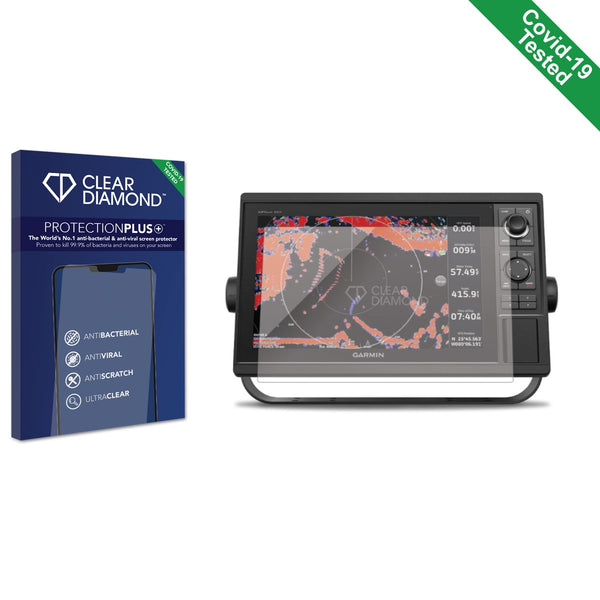 Clear Diamond Anti-viral Screen Protector for Garmin GPSMAP 1022xsv