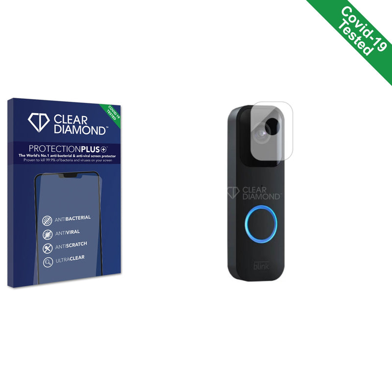 Clear Diamond Anti-viral Screen Protector for Blink Video Doorbell