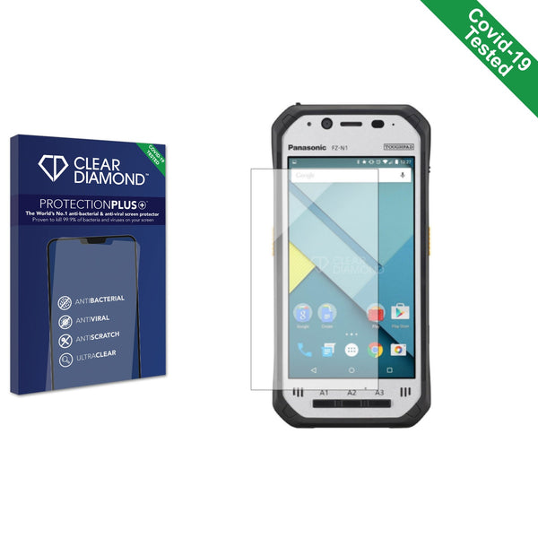 Clear Diamond Anti-viral Screen Protector for Panasonic Toughpad FZ-N1