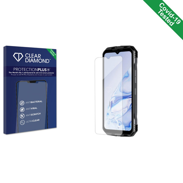 Clear Diamond Anti-viral Screen Protector for Doogee S100 Pro