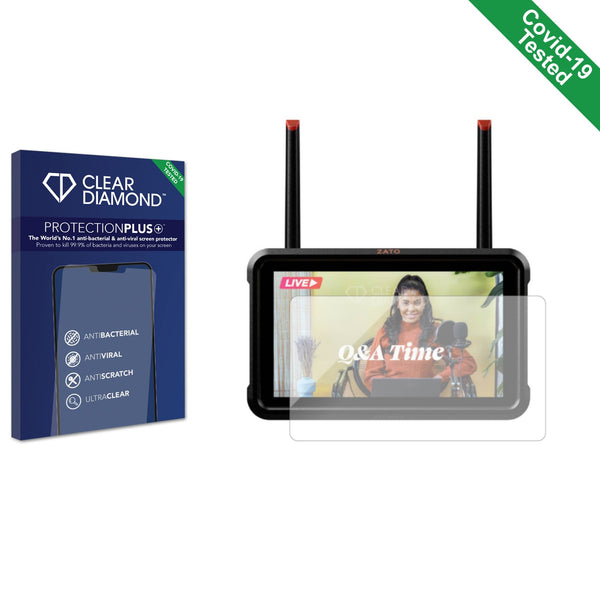 Clear Diamond Anti-viral Screen Protector for Atomos Zato Connect