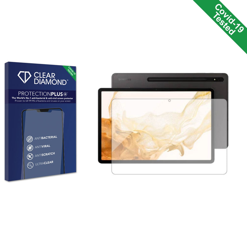 Clear Diamond Anti-viral Screen Protector for Samsung Galaxy Tab S8 5G