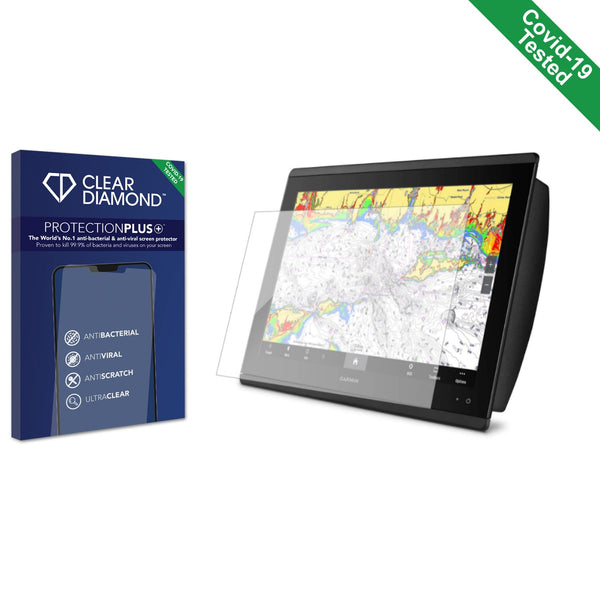 Clear Diamond Anti-viral Screen Protector for Garmin GPSMAP 8617