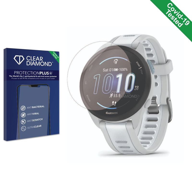 Clear Diamond Anti-viral Screen Protector for Garmin Forerunner 165