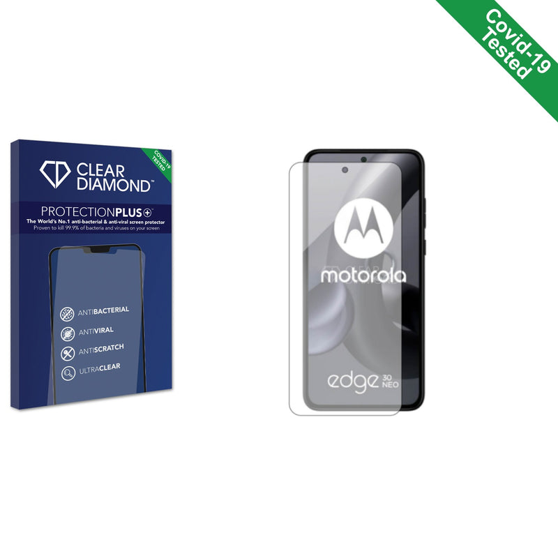 Clear Diamond Anti-viral Screen Protector for Motorola Edge 30 Neo