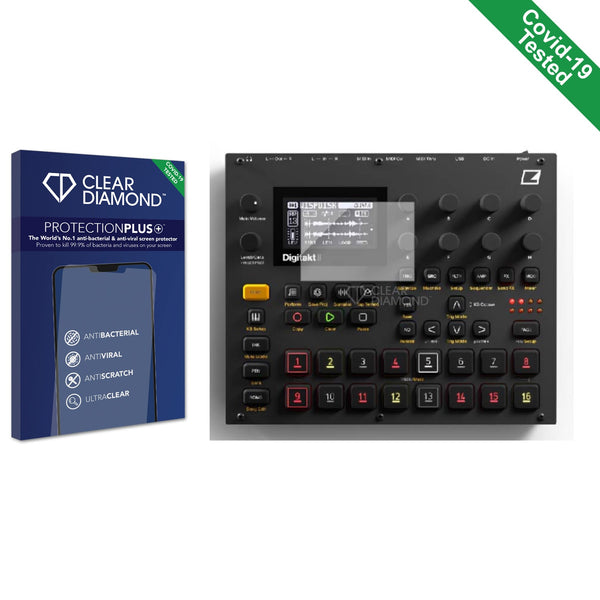 Clear Diamond Anti-viral Screen Protector for Elektron Digitakt II