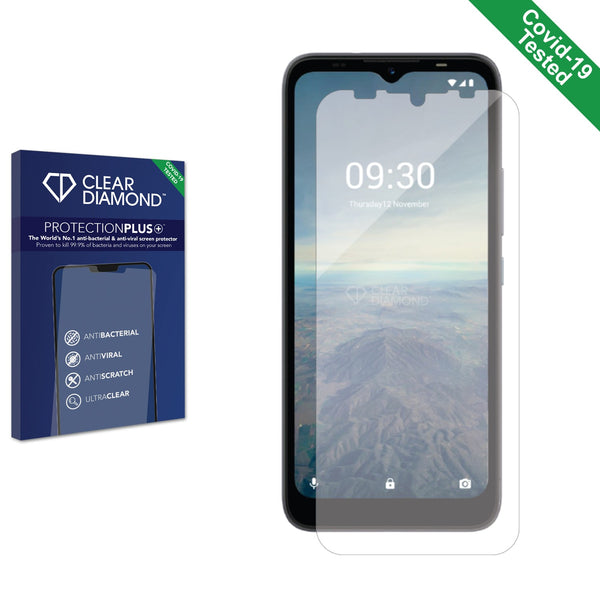 Clear Diamond Anti-viral Screen Protector for One NZ Smart T23