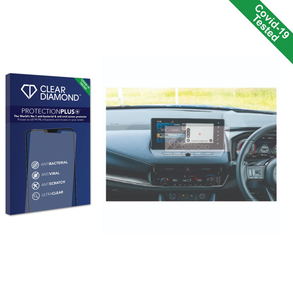 Clear Diamond Anti-viral Screen Protector for Nissan Qashqai 2023