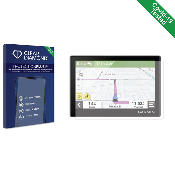 Clear Diamond Anti-viral Screen Protector for Garmin Drive 53 5"