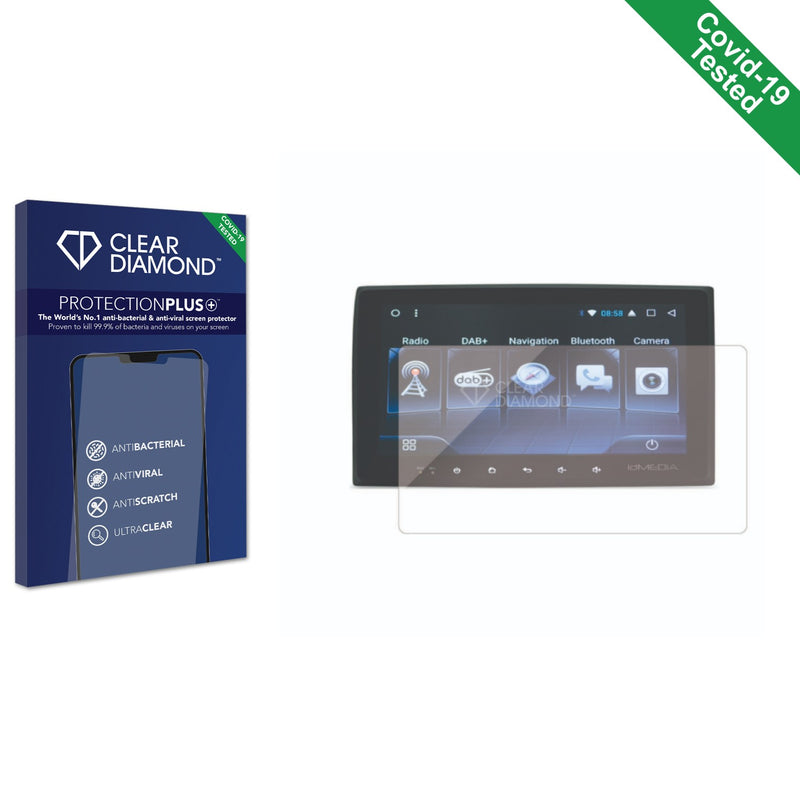 Clear Diamond Anti-viral Screen Protector for Idmedia 8"