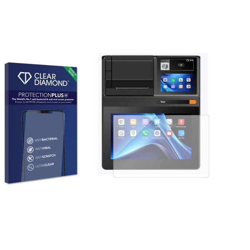 Anti-bacterial Screen Protector for Telpo M10 (Front Display)