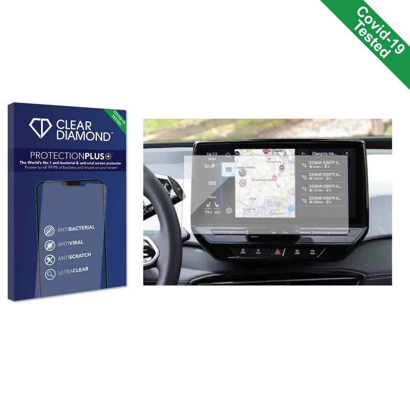 Clear Diamond Anti-viral Screen Protector for Volkswagen ID.3 Discover Pro 12