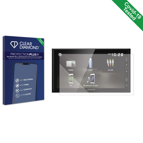 Clear Diamond Anti-viral Screen Protector for Kenwood DMX1029BT