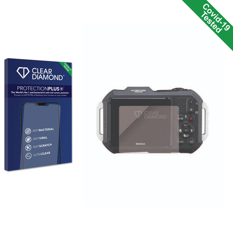 Clear Diamond Anti-viral Screen Protector for Ricoh Pentax WG-1000