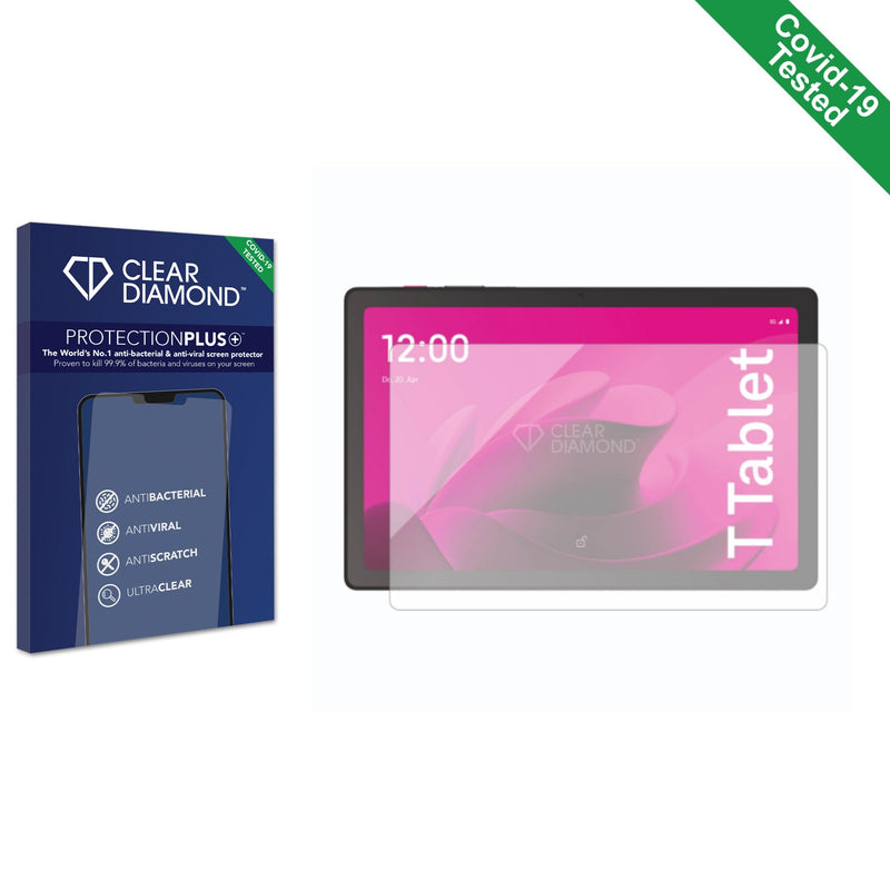 Clear Diamond Anti-viral Screen Protector for Telekom T Tablet