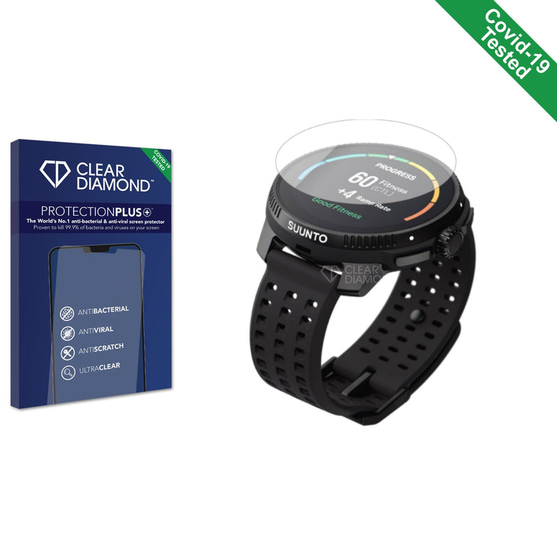 Clear Diamond Anti-viral Screen Protector for Suunto Race