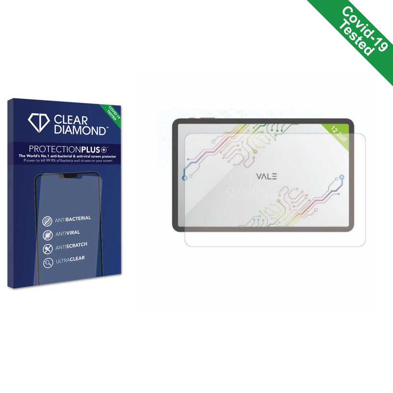 Clear Diamond Anti-viral Screen Protector for VALE V12E-LTE-8128