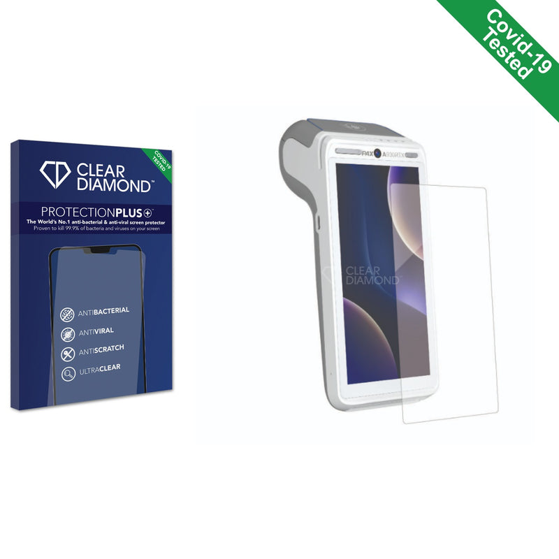 Clear Diamond Anti-viral Screen Protector for Pax A930 RTX