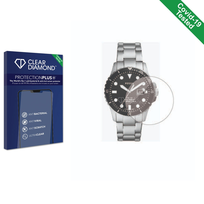 Clear Diamond Anti-viral Screen Protector for Fossil FB-01