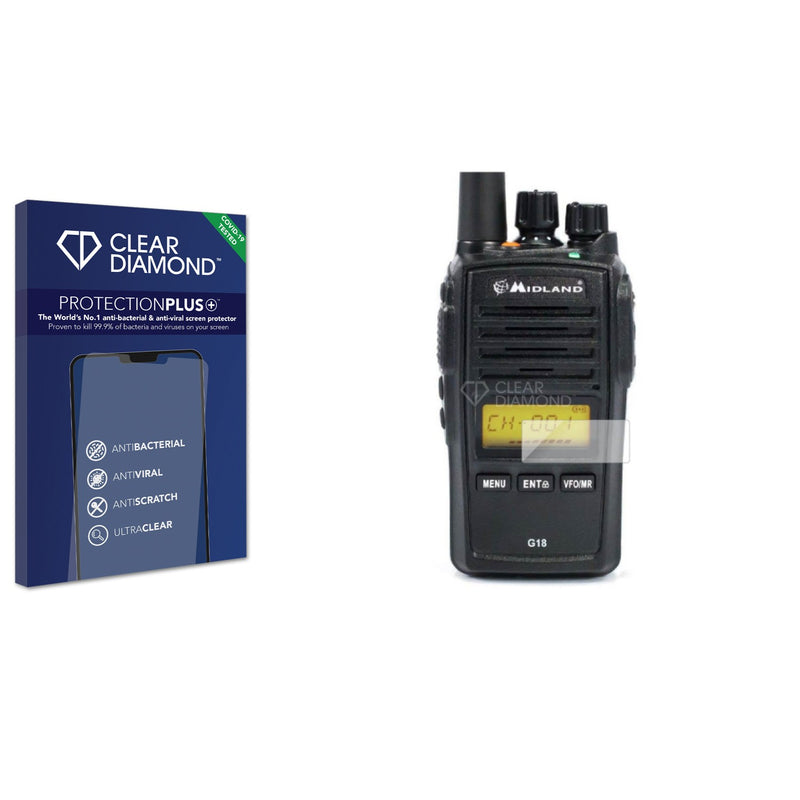 Anti-bacterial Screen Protector for Midland G18 Pro PMR