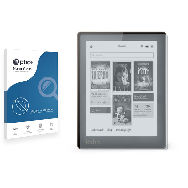 Optic+ Nano Glass Screen Protector for Kobo Aura