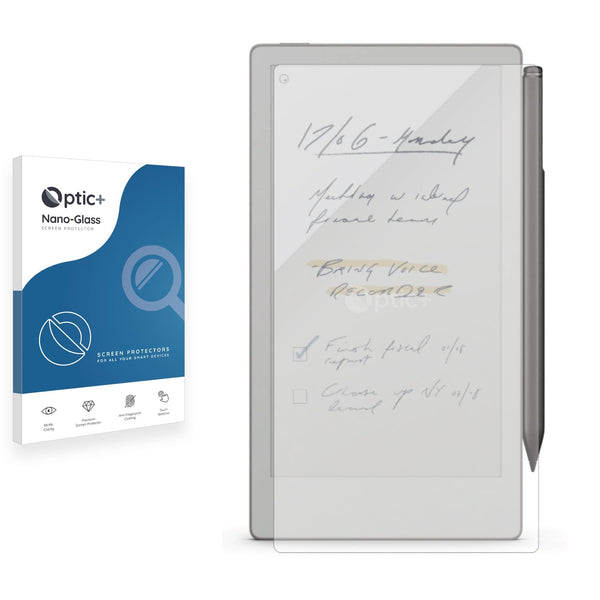 Nano Glass screen protector for reMarkable Paper Pro Move