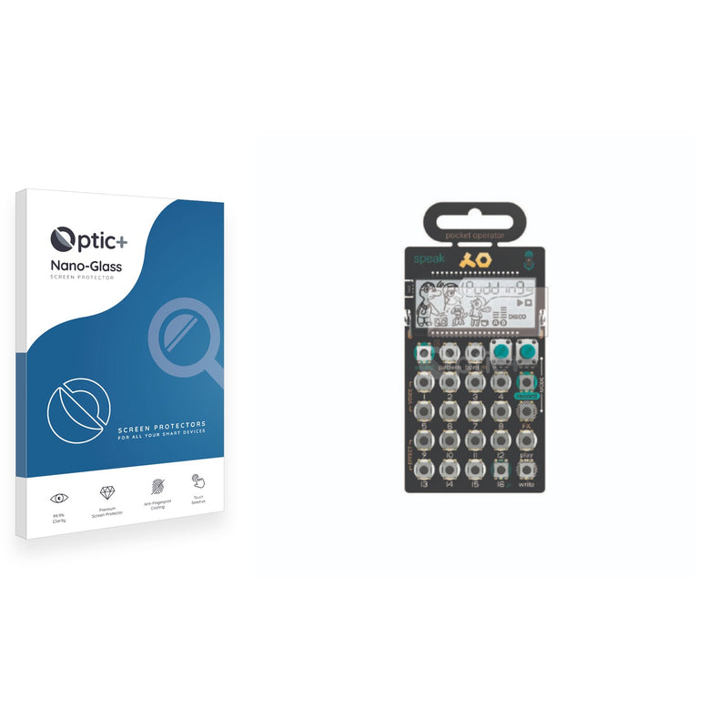 Optic+ Nano Glass Screen Protector for Teenage Engineering PO-35 Speak