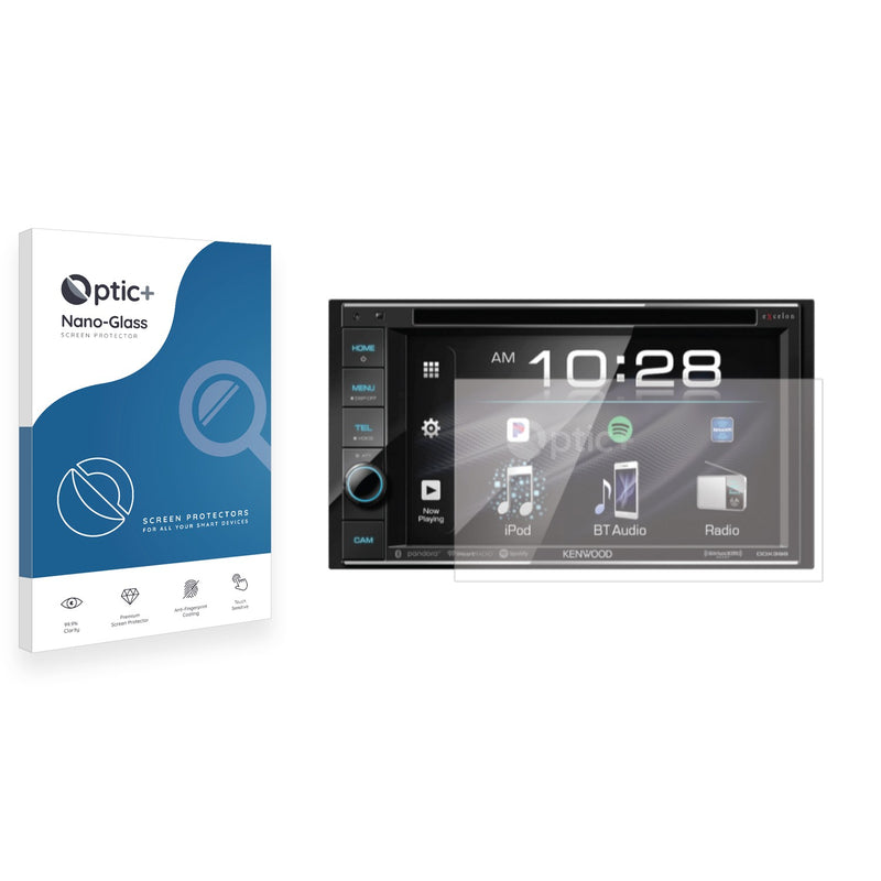 Optic+ Nano Glass Screen Protector for Kenwood DDX396BT