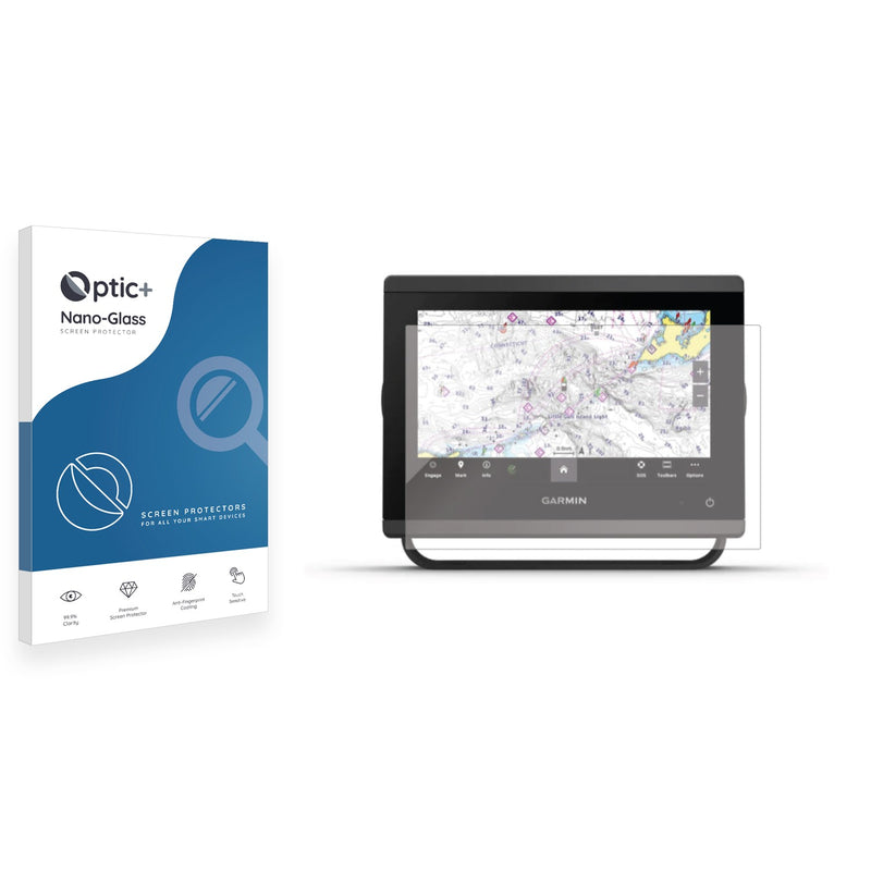 Optic+ Nano Glass Screen Protector for Garmin GPSMAP 753xsv