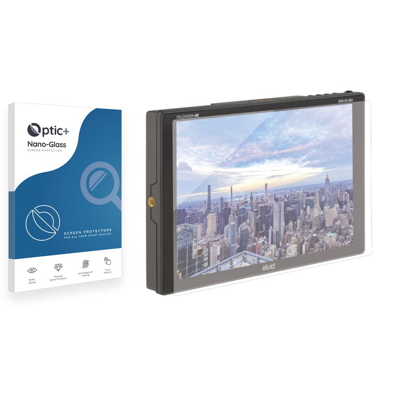 Optic+ Nano Glass Screen Protector for Elvid FieldVision 10.1" LCD On-Camera Monitor