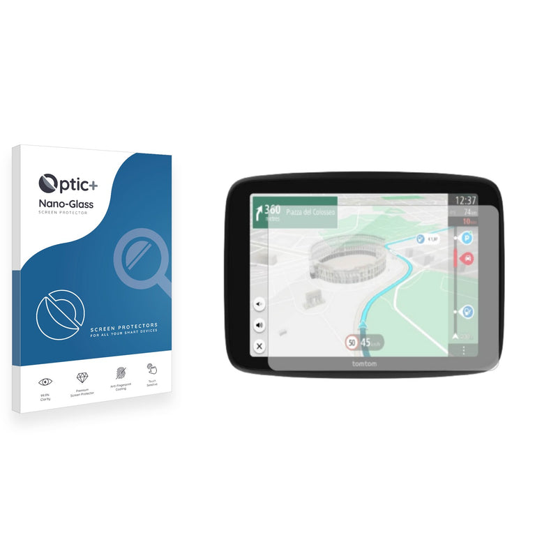 Optic+ Nano Glass Screen Protector for TomTom GO Superior 7