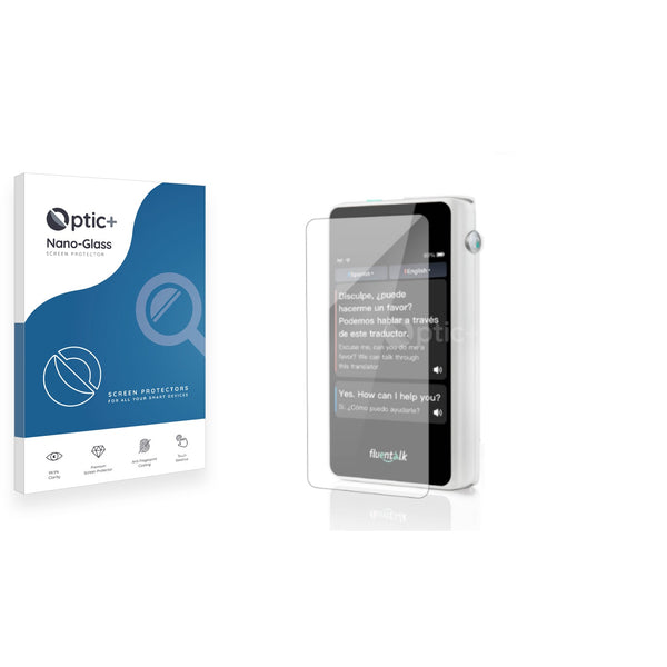 Optic+ Nano Glass Screen Protector for Timekettle Fluentalk T1 Mini