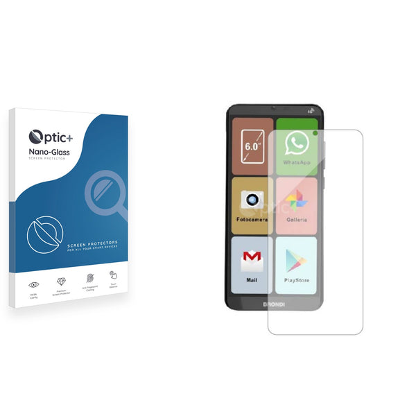 Optic+ Nano Glass Screen Protector for Brondi Amico XL